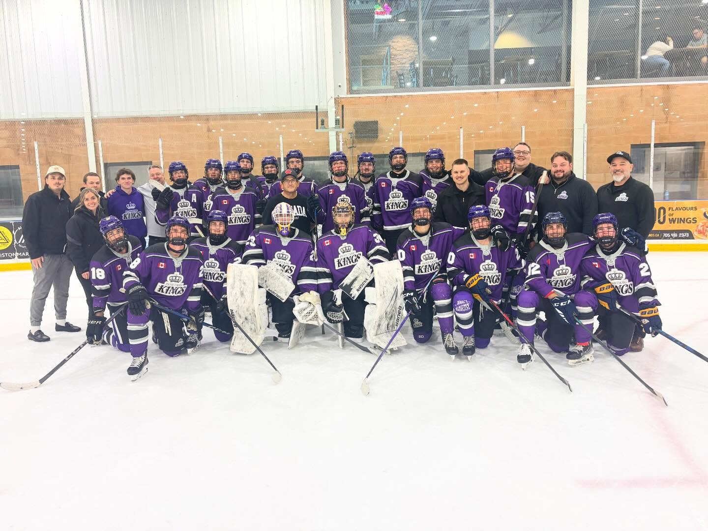 ALLISTON HORNETS 2026-2027 PRE-SEASON TOURNAMENT CHAMPIONS

They chose Penetang. They chose purple. And this weekend, they showed what that choice means.

The players in this room didn’t just meet when they pulled on a Kings jersey. They’ve grown up in and out of each other’s circles — as teammates, opponents and friends, their paths crossing through years of hockey.

This season, those paths came together by choice.

They chose the team they wanted to play for. They chose the players they wanted beside them. They chose to call The Castle home.

They chose Penetang because they believe in each other, in what this group can accomplish together and in what it means to add their own chapter to the 50 years of history behind the Kings crest.

And then they backed that choice up.

This championship belongs to every player in that room. Every role mattered. Every shift mattered. Every player was asked to contribute in a different way, and every one of them had a hand in what this group accomplished together. They competed for one another, responded when challenged and understood that winning as a team means valuing every role within it.

We’re now less than two weeks away from our Home Opener, when this group will officially take the ice together in The Castle for the first time.

There is a long season ahead and plenty still to be written, but they’ll arrive home having already learned something important about this group — every player has a role, every role matters, and when they compete for one another, they can accomplish a lot together.

A sincere thank you to the Alliston Hornets and all of the people behind their organization for being such wonderful hosts throughout the weekend. We appreciate the work that goes into putting on a tournament like this and the hospitality shown to our team from start to finish.

A championship earned together. A season still ahead. The work continues. 

#penetangkings #pjhl #gamedaypurple #50thseason #hometownhockey